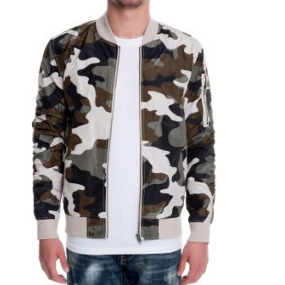 GUESS CAMO BOMBER MEN'S JACKET M151
